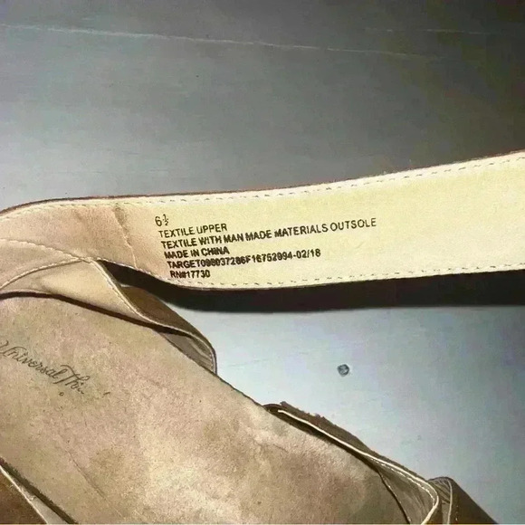 Universal Thread espadrilles platform sandals size 6.5 - Picture 6 of 6